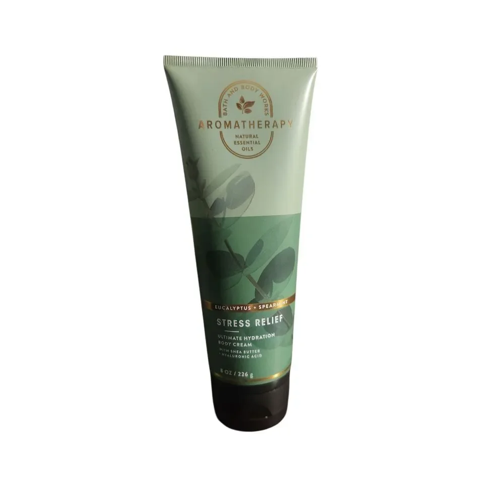 Bath & Body Works Eucalyptus Spearmint Stress Relief Body Cream 8 oz